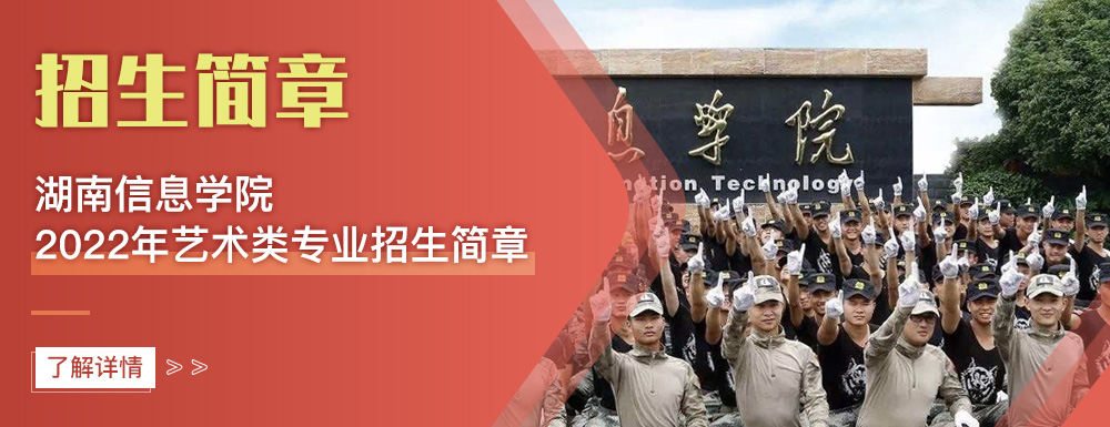 艺术类招生简章,湖南信息学院,艺考