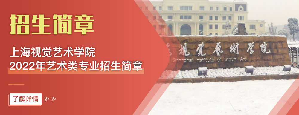 艺术类招生简章,上海视觉艺术学院,艺考
