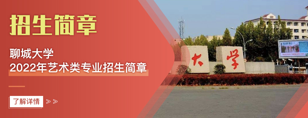 艺术类招生简章,聊城大学,艺考