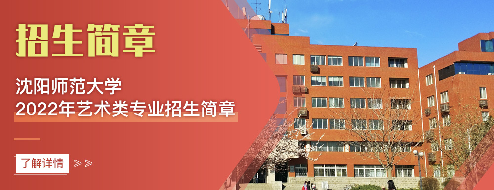 艺术类招生简章,沈阳师范大学,艺考