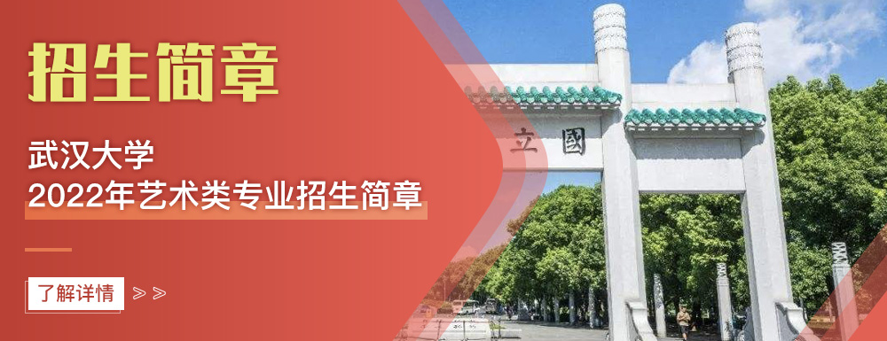 艺术类招生简章,武汉大学,艺考