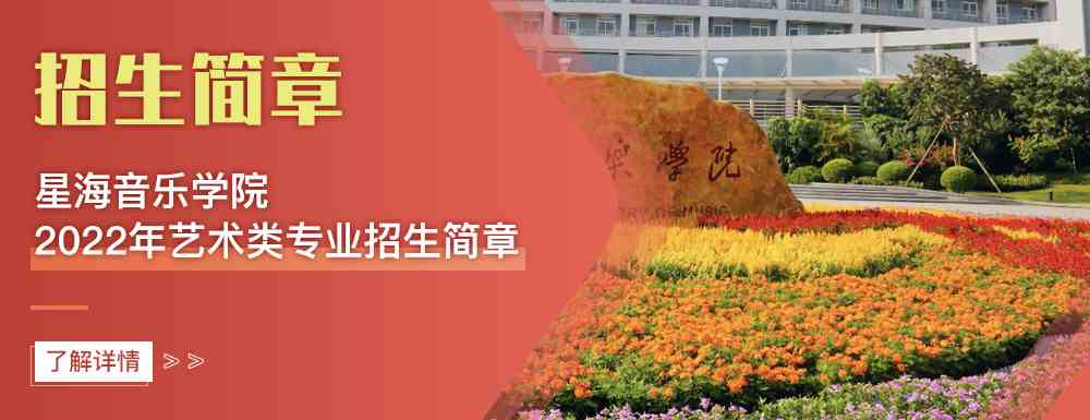 艺术类招生简章,星海音乐学院,艺考