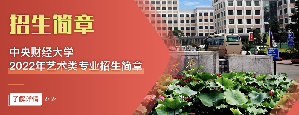 艺术类招生简章,中央财经大学,艺考