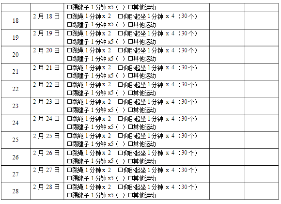 五年级体育运动项目(五年级的体育运动项目)