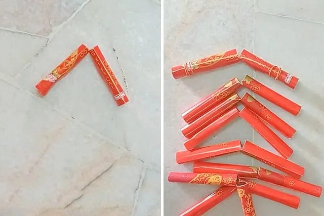 用红包制作鞭炮手工制作串鞭炮步骤手工制作大全