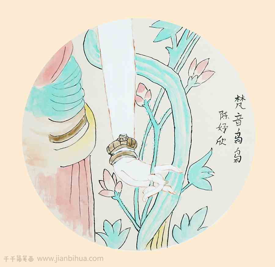 儿童画金奖作品佛手儿童画图片作品欣赏诗歌的样子简笔画