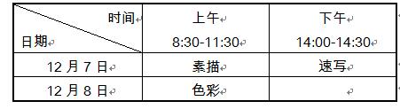 2020吉林美術學類與設計學類統考大綱,2020年美術學類與設計學類專業聯考考試大綱