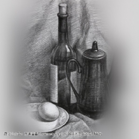 关于酒瓶画法