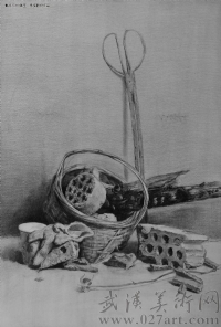 素描静物