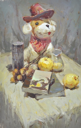 水粉静物作品,水粉静物画,色彩作品