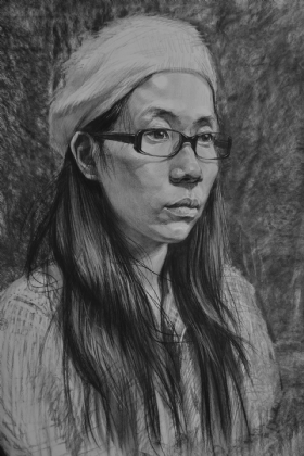 武漢尚上畫室作品,教師作品,素描頭像