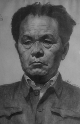 武漢尚上畫室作品,教師作品,素描頭像