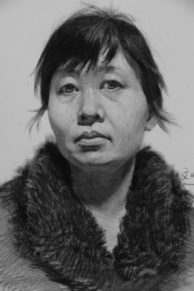 武漢尚上畫室作品,教師作品,素描頭像
