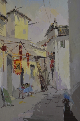 武漢尚上畫室作品,教師作品,色彩風景