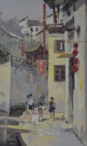 武漢尚上畫室作品,教師作品,色彩風景