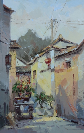 武漢尚上畫室作品,教師作品,色彩風景