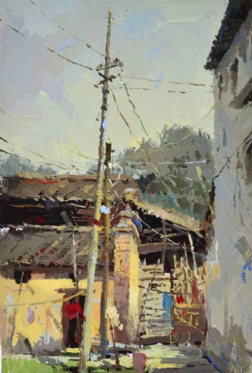 武漢尚上畫室作品,教師作品,色彩風景