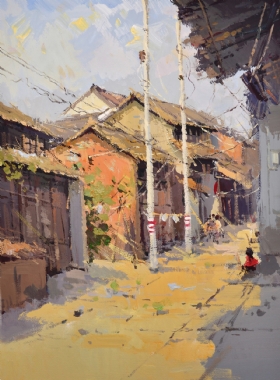 武漢尚上畫室作品,教師作品,色彩風景