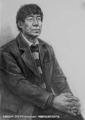 素描半身像