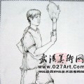 2009年地质大学优秀试卷,速写高分试卷,09年中国地质大学速写优秀试卷