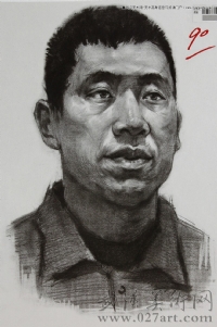 四川美術學院造型素描優秀試卷,四川美術學院高分試卷造型素描,四川美院高分試卷造型素描卷,美術高考優秀試卷,美術高考高分試卷