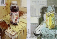 四川美術學院色彩優秀試卷,四川美術學院高分試卷色彩,四川美院高分試卷色彩卷,美術高考優秀試卷,美術高考高分試卷